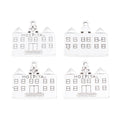 DIY Jewelry Accessory Vintage Zinc Alloy Hospital Pendant Charm For Necklace Bracelet Making view 2