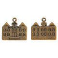 DIY Jewelry Accessory Vintage Zinc Alloy Hospital Pendant Charm For Necklace Bracelet Making view 3