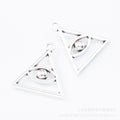 DIY Jewelry Accessory Vintage Zinc Alloy Triangle Eye Pendant Charm For Bracelet Necklace view 2