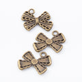 DIY Jewelry Accessory Vintage Zinc Alloy Bowknot Pendant Charm For Necklace Bracelet Making view 4