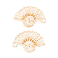 Zinc Alloy Fan Charm Pendant No.919612 for DIY Necklace Bracelet Jewelry Making view 4