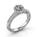 Elegant European And American Women's Wedding Ring With Fashion Floral Shape Jewelry view 1