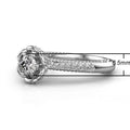 Elegant European And American Women's Wedding Ring With Fashion Floral Shape Jewelry view 5