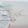 Fresh Campus Style Butterfly Stud Earrings For Women Fashion Trend Ear Jewelry view 5