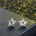 Korean Creative Geometric Line Zircon Stud Earrings For Women Trendy Fashion Accessories view 1