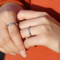 Romantic Only Love You Couple Open Ring With Entwined Love Design Fashion Jewelry Accessories view 2
