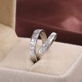 Forever Love You Engraved Couple Rings Wedding Matching Pair Rings For Lovers Jewelry view 4