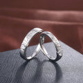Forever Love You Engraved Couple Rings Wedding Matching Pair Rings For Lovers Jewelry view 2