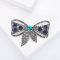 Alloy Rhinestone Bow Brooch For Fashion Women's Clothing Accessories view 6