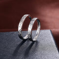 Korean Dongdaemun Romantic Love Couple Transformable Silver Plated Open Ring For Men And Women view 3