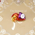 Enamel Alloy Chameleon Brooch Pin For Fashion Clothing Decoration view 6