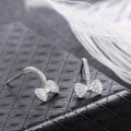 Korean Style Long Bowknot Drop Earrings For Women, Sweet Fashion Jewelry Accessories view 3