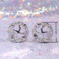 Large Windmill Stud Earrings For Women Korean Simple Personality Fashion Ear Jewelry view 5