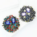 Alloy Enamel Crystal Rhinestone Brooch Pin For Sweater Accessories view 3