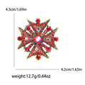 Creative Alloy Enamel Rhinestone Star Brooch Pin And Scarf Clasp view 5