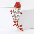 Alloy Rhinestone Carp Brooch Pin For Women's Suits And Coats view 2