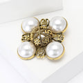 Alloy Baroque Pearl Brooch For Women's Fashion Apparel view 3