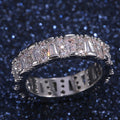 AAA Grade Full Pave Irregular Zircon Ring For Women, European Street Style Fashion Jewelry view 2
