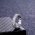 AAA Grade Full Pave Irregular Zircon Ring For Women, European Street Style Fashion Jewelry view 4