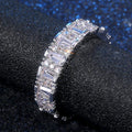 AAA Grade Full Pave Irregular Zircon Ring For Women, European Street Style Fashion Jewelry view 1