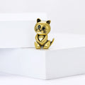 Alloy Enamel Cat Brooch For Vintage Clothing Accessories view 4
