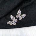 Korean Simple Alloy Bow Zircon Stud Earrings For Women Elegant Silver Needle Jewelry view 1