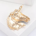 Alloy Enamel Rhinestone Unicorn Brooch For Fairy Tale Accessories view 4