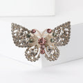 Alloy Rhinestone Hollow Butterfly Brooch Pin For Cheongsam Dresses view 1