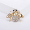 Alloy Rhinestone Bee Brooch For High End Garment Accessories view 5