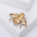 Alloy Rhinestone Bee Brooch For High End Garment Accessories view 3
