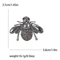 Alloy Rhinestone Bee Brooch For High End Garment Accessories view 6