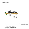 Alloy Enamel Cat Brooch Pin For Women Suit Cardigan Decor view 4