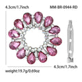 Alloy Rhinestone Waterdrop Brooch Scarf Buckle For Apparel Accessories view 6
