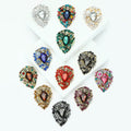 Alloy Rhinestone Glass Brooch Pin For Elegant Women's Apparel view 2