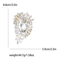 Alloy Rhinestone Glass Brooch For Women's Suit And Coat Decoration view 9