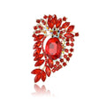 Alloy Rhinestone Glass Brooch For Women's Suit And Coat Decoration view 5