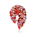 Alloy Full Rhinestone Glass Brooch For Women's Suit And Coat view 5
