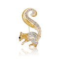Alloy Rhinestone Squirrel Brooch Pin For Suits And Cardigans view 5