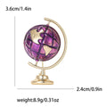 Alloy Enamel Globe Brooch Pin For Versatile Clothing Decoration view 6