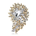 Alloy Oversized Glass Brooch Pin For Shawls And Coats view 5