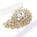 Alloy Oversized Glass Brooch Pin For Shawls And Coats view 3