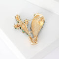 Alloy Rhinestone Cactus Brooch For Sweater And Apparel Decoration view 4