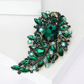 Alloy Crystal Glass Rhinestone Brooch Pin For Fashion Garment Accessories view 4