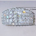 Vintage Sparkling Hollow Out Full Rhinestone Ring For Women, Fashion European Holiday Gift Jewelry view 5