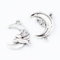 Zinc Alloy Moon Rabbit Charm Pendant for DIY Necklace Bracelet Jewelry Making view 2