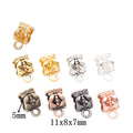 Vintage Zinc Alloy Three Way Connector Beads Large Hole Dangle Beads For DIY Bracelets view 1
