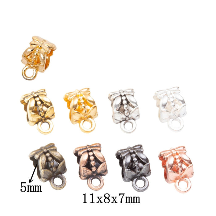 Vintage Zinc Alloy Three Way Connector Beads Large Hole Dangle Beads For DIY Bracelets