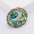 Alloy Color Rhinestone Ring Brooch Pin For Statement Apparel view 4