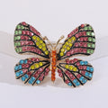 Alloy Rhinestone Butterfly Brooch Pin For Cartoon Animal Clothing Accessories view 6
