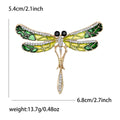 Alloy Insect Dragonfly Brooch Scarf Buckle For Fashion Apparel view 5